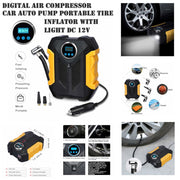 1618 Portable Electric Car Air Compressor Pump for Car and Bike Tyre - Your Brand