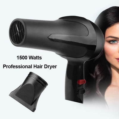 0386 1500 Watts Professional Hair Dryer 2888 (Black) - Your Brand