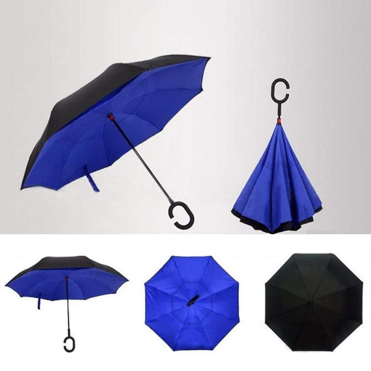 0233 Travel Windproof Umbrella (Reverse Umbrella) - Your Brand