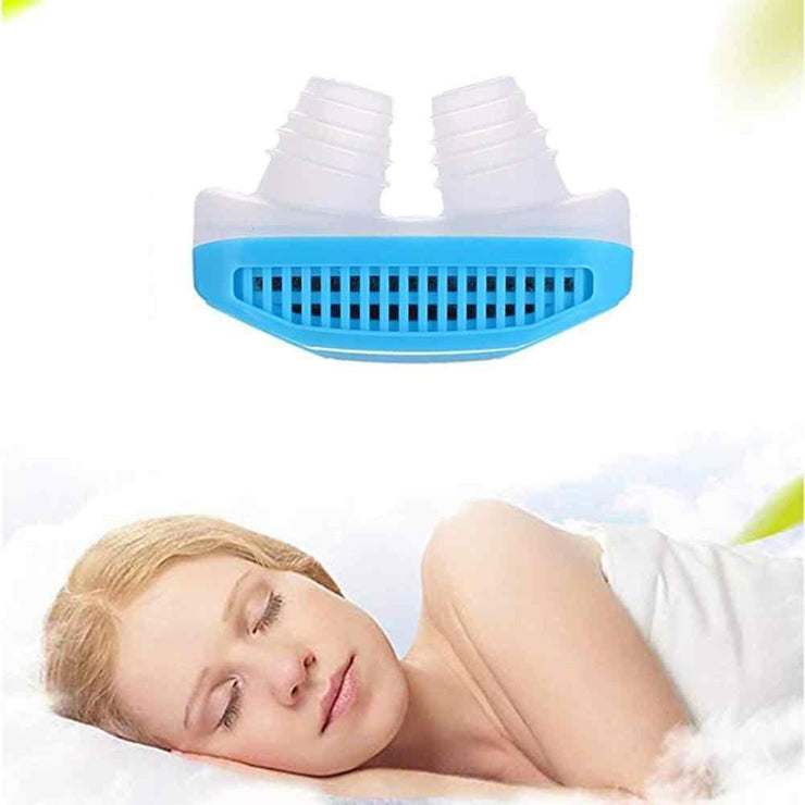 0353 - 2 in 1 Anti Snoring and Air Purifier Nose Clip for Prevent Snoring and Comfortable Sleep - Your Brand