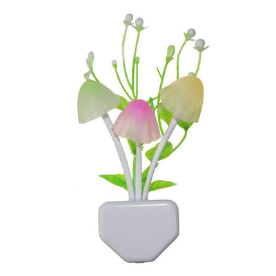 0206 Night Lamps White Flower Pot Color Changing Light & Mushrooms Light Sensor LED Decorative Night Lamp Night Lamp - Your Brand