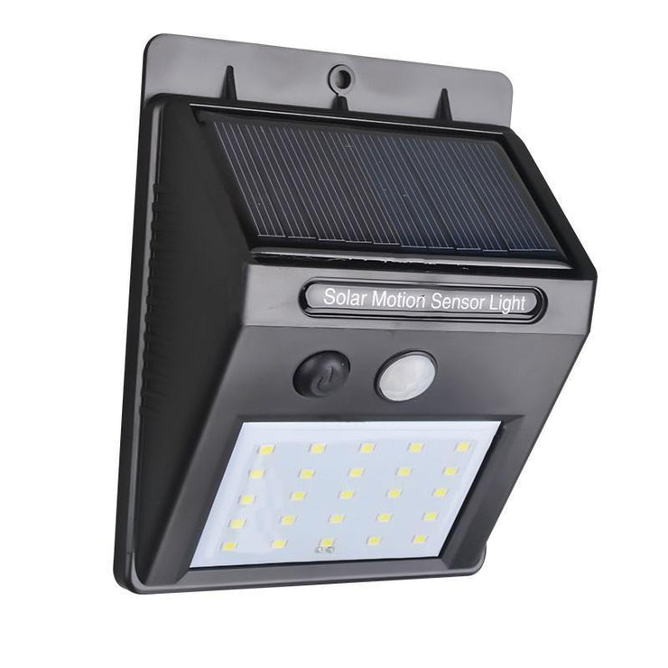 0213 Solar Security LED Night Light for Home Outdoor/Garden Wall (Black) (20-LED Lights) - Your Brand