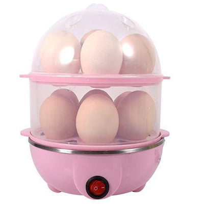 0115 Multi-Function 2 Layer 14 Egg Cooker Boilers & Steamer - Your Brand