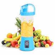 0739 Portable Blender Juicer Cup USB Rechargeable Electric Automatic Vegetable Juicer Cup Lemon Orange Maker Mixer Bottle Drop 380ml - Your Brand