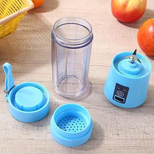 0131 Portable USB Electric Juicer - 4 Blades (Protein Shaker) - Your Brand