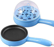 2150 Multi functional Electric 2 in 1 Egg Frying Pan with Egg Boiler Machine Measuring Cup with Handle - Your Brand