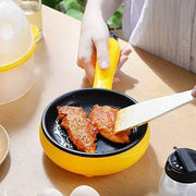 2150 Multi functional Electric 2 in 1 Egg Frying Pan with Egg Boiler Machine Measuring Cup with Handle - Your Brand