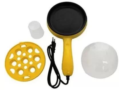 2150 Multi functional Electric 2 in 1 Egg Frying Pan with Egg Boiler Machine Measuring Cup with Handle - Your Brand