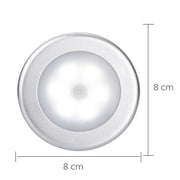 1656 Round Shape 6 LED Motion Sensor Induction Led Light - Your Brand