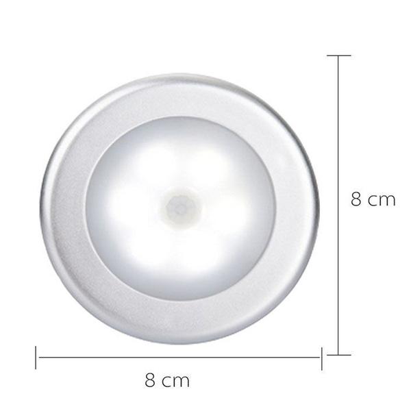 1656 Round Shape 6 LED Motion Sensor Induction Led Light - Your Brand