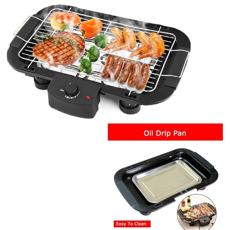 0082 Smokeless Electric Indoor Barbecue Grill, 2000w - Your Brand