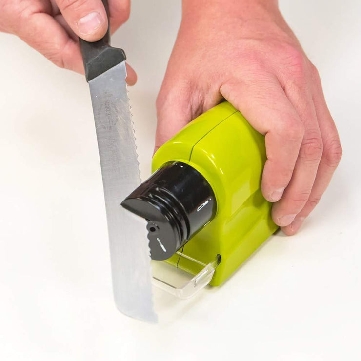 0135 Cordless Motorized Knife Blade Sharpener Tool - Your Brand