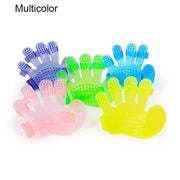 0172 Rubber Pet Cleaning Massaging Grooming Glove Brush - Your Brand