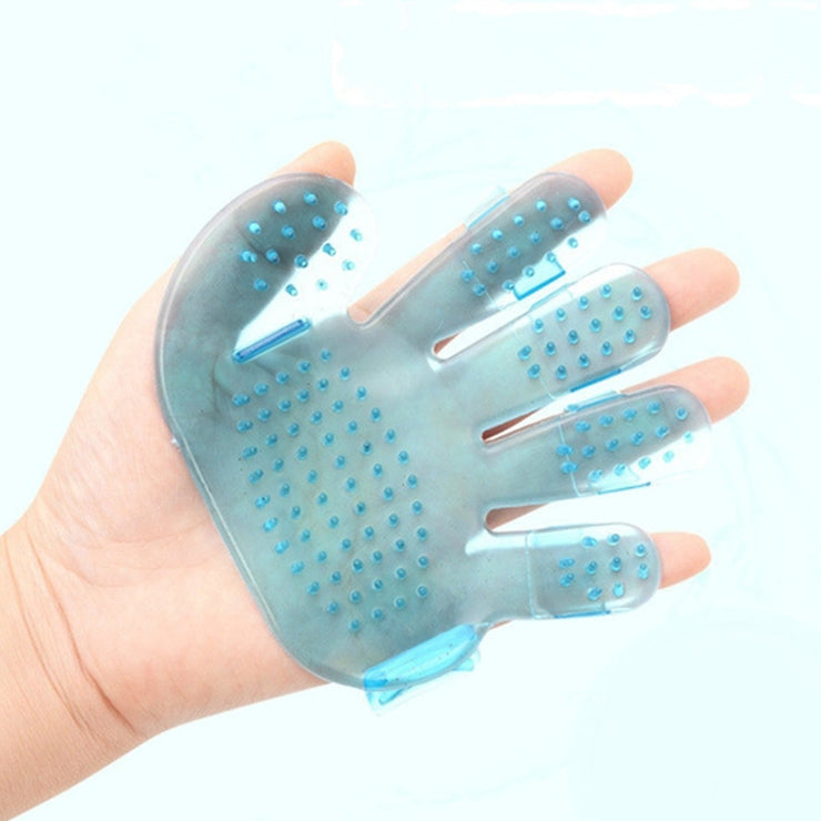 0172 Rubber Pet Cleaning Massaging Grooming Glove Brush - Your Brand