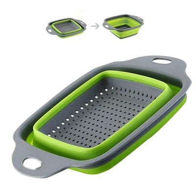 2380 Plastic Folding Basket/Strainer for Kitchen - Your Brand