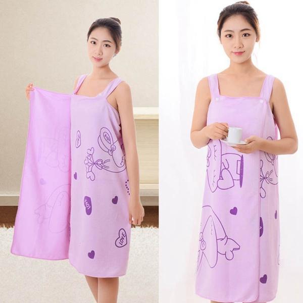 1453 Quick Dry Bath Towel 100% CottonSoft, Fluffy & Super Absorbent for Women - Your Brand