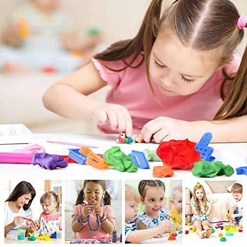 1917 Non-Toxic Creative 30 Dough Clay 5 Different Colors, (Pack of 6 Pcs) - Your Brand