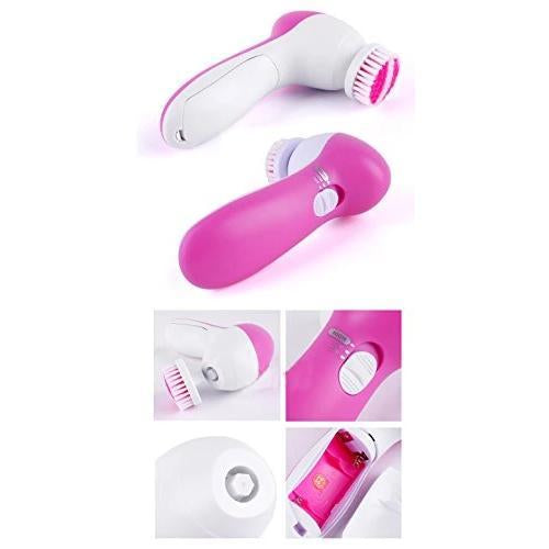 0340 -5-in-1 Smoothing Body & Facial Massager (Pink) - Your Brand