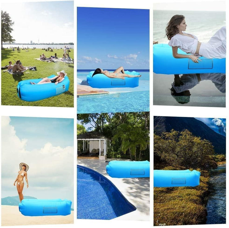 0868 Camping Inflatable Lounger Sofa - Your Brand