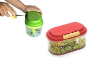 0071 Plastic Vegetable Chopper  (1000 ml) - Your Brand