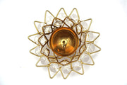 Crystal Lotus Plate Akhand Diya