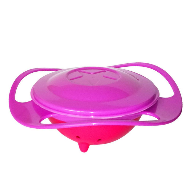 0617 Portable Feeding Toddler 360 Degree Rotating Dish - Your Brand