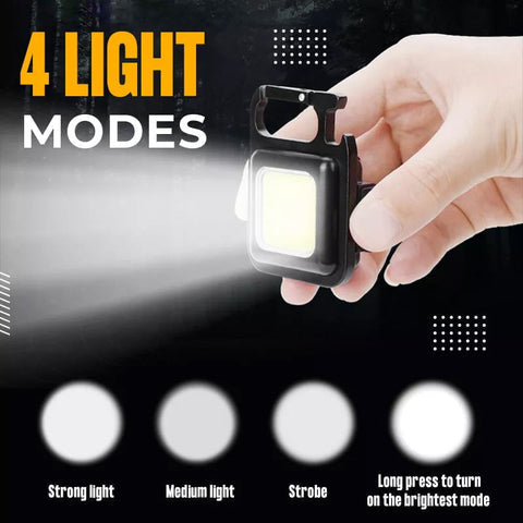 Magic Rechargeable 8 in 1 Keychain Light