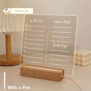 3D ACRYLIC WRITING BOARD WITH PEN