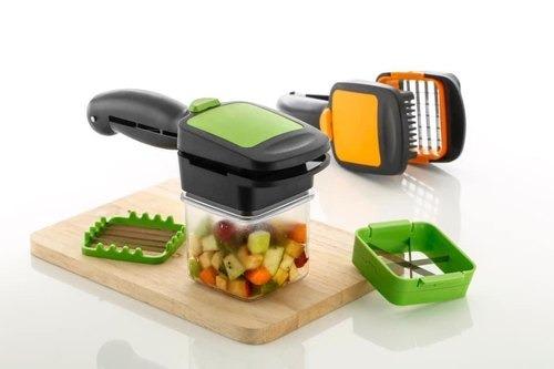 2152 Premium Vegetable Dicer Multi Chopper Set 5 in 1 Cutting Blades - Your Brand