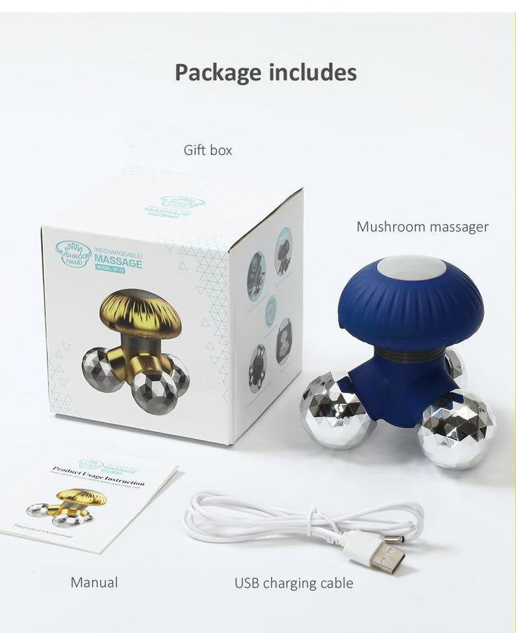 1482 Mushroom Usb Electric Hand Massager - Your Brand