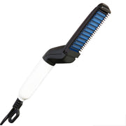 0348 Men's Beard and Hair Curling Straightener (Modelling Comb) - Your Brand