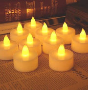 1222  Festival Decorative - LED Tealight Candles (White, 24 Pcs) - Your Brand